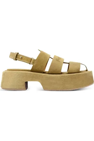 J.W.Anderson Wildledersandalen mit Plateau