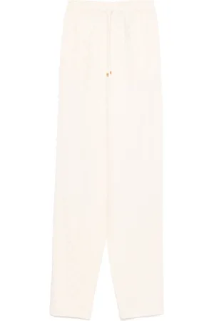 Elisabetta Franchi Satinhose aus Diamant-Jacquard