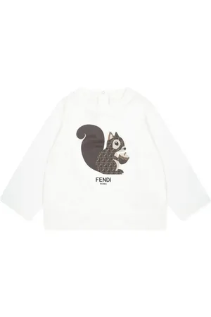 Fendi T-Shirt mit Logo-Print