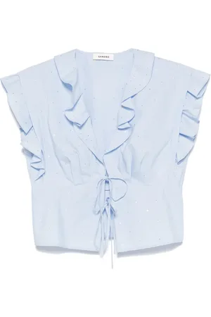 Sandro Bluse mit Strass