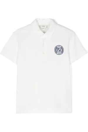 Fendi Poloshirt mit Logo-Stickerei