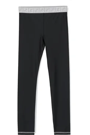 Fendi Leggings mit Logo-Bund