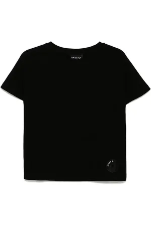 AGNÈS B. T-Shirt mit Waffelmuster