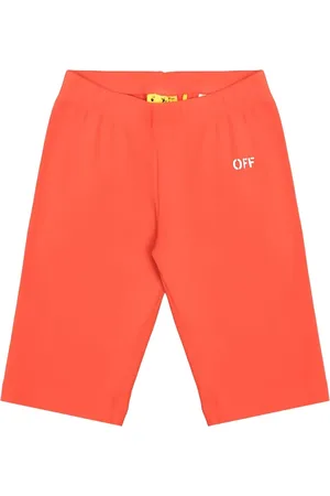 OFF-WHITE Shorts mit Logo-Stickerei
