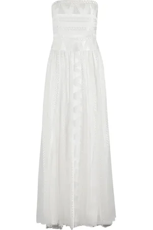 Ermanno Firenze Schulterfreies Maxikleid