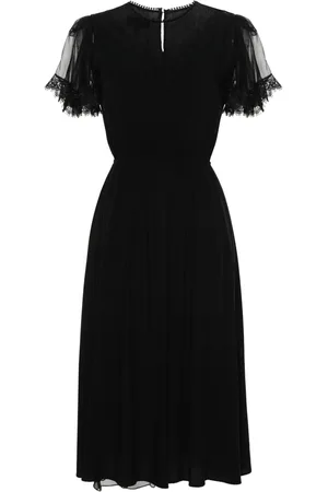 NISSA Seidenkleid mit Spitze