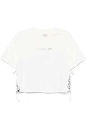 Musium Div. T-Shirt mit Logo-Stickerei