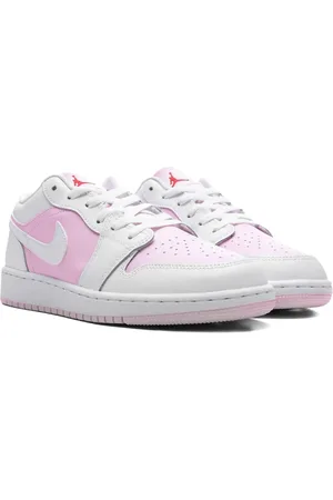 Jordan Jordan 1 Low "Pink Foam/Fire Red/White" Sneakers