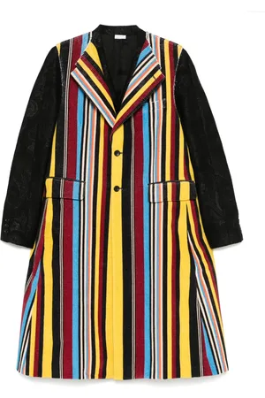 Comme des Garçons Gestreifter Mantel