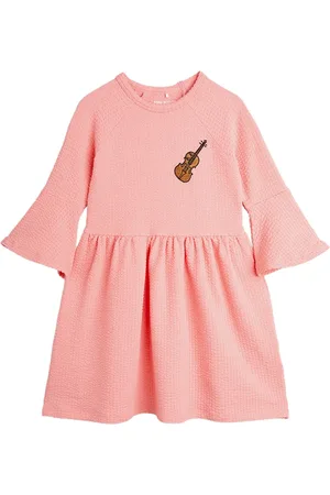 Mini Rodini Kleid mit Violin-Stickerei