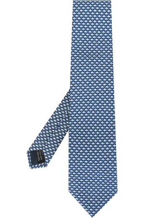 Salvatore Ferragamo Seidenkrawatte mit Wetter-Print