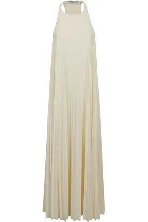 Sportmax Neckholder-Kleid mit Falten