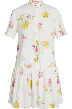 Erdem Hemdkleid mit Blumen-Print