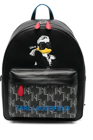 Karl Lagerfeld X Disneys Rucksack mit Logo-Print