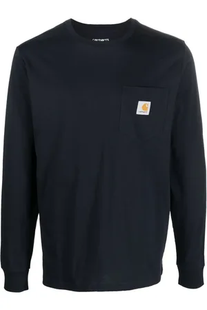 Carhartt Langarmshirt mit Logo-Patch