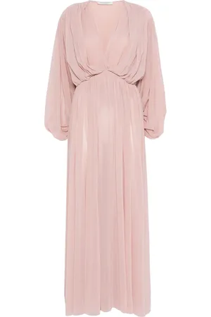 Serafini Maxikleid mit V-Ausschnitt