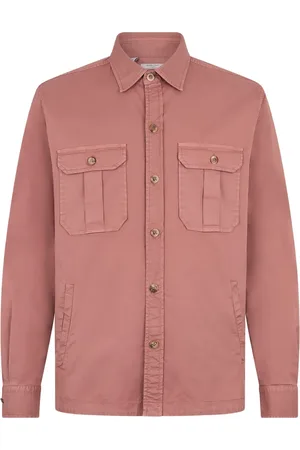 Boglioli Klassisches Twill-Hemd