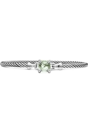 David Yurman Chatelaine Sterlingsilber-Armband mit Diamant 3mm