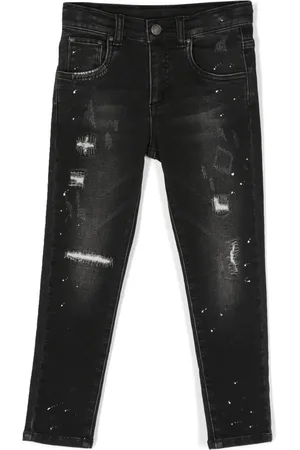 MONNALISA Jeans im Distressed-Look