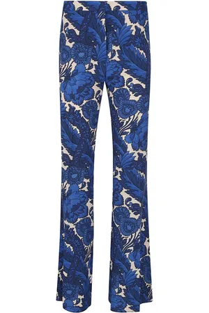 Etro Ausgestellte Hose mit Blumen-Print