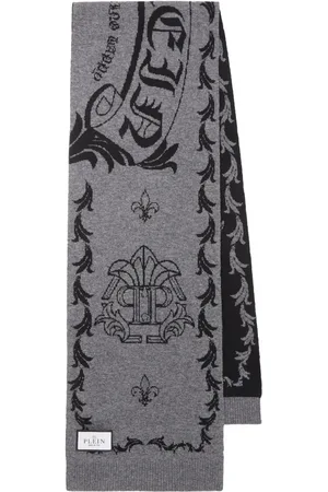 Philipp Plein Merinoschal mit Monogramm