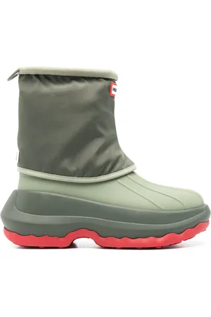 Hunter X Kenzo Stiefel mit Logo-Patch