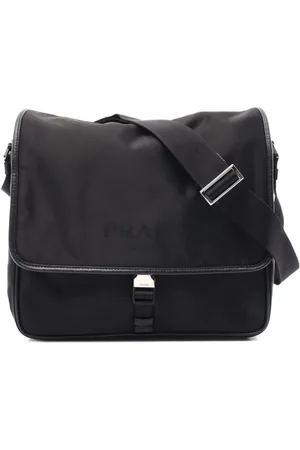 Prada 2010s Kuriertasche mit Logo-Print