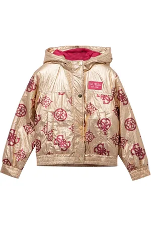 Guess Gefütterte Jacke mit Logo