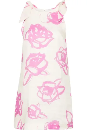 Msgm Minikleid mit Rosen-Print