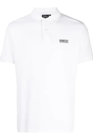 Barbour Poloshirt mit Logo-Print