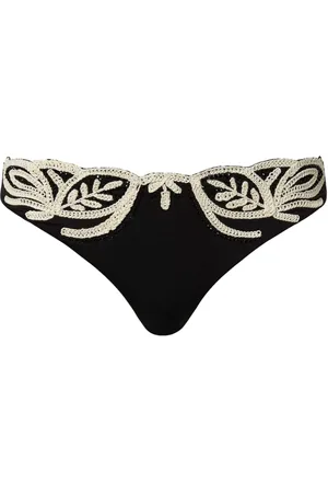 Twin-Set Besticktes Brazilian-Bikinihöschen