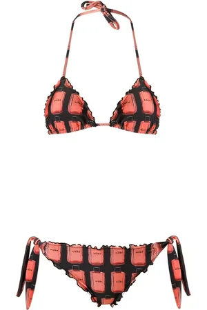 AMIR SLAMA Bikini mit Rüschen