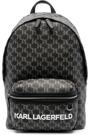 Karl Lagerfeld Rucksack mit Monogramm-Print