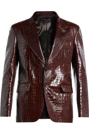 Tom Ford Ledersakko mit Kroko-Prägung
