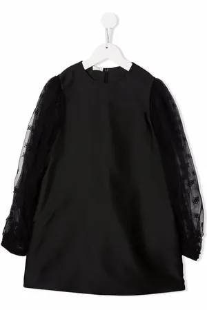 Fendi Kleid mit Kontrastärmeln