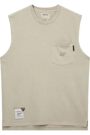 Musium Div. Ärmelloses T-Shirt mit Tasche