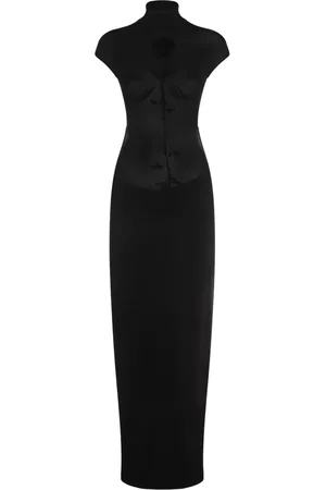 Jean Paul Gaultier Midikleid mit Blumen-Print