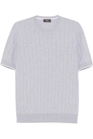 PESERICO SIGN Geripptes T-Shirt