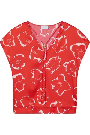 ST. JOHN Bluse mit Print