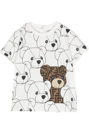 Fendi T-Shirt mit Teddy-Print