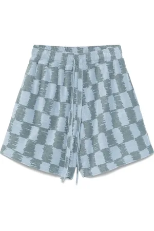 BONSAI Shorts mit Schachbrettmuster