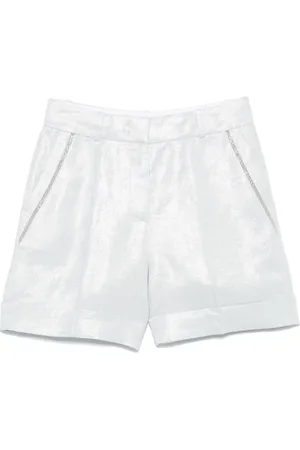 PESERICO SIGN Shorts im Metallic-Look