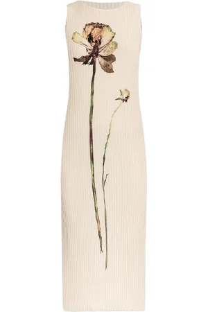 Issey Miyake Pressed Flora Midikleid