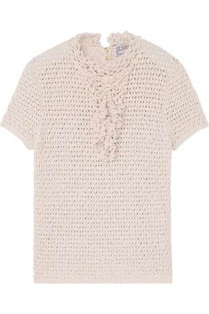ST. JOHN Bluse aus Bouclé