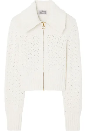 ST. JOHN Cardigan mit Zickzackmuster