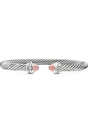 David Yurman Cable Classics Armband aus Sterlingsilber mit Diamant 5mm