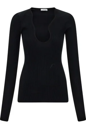 Salvatore Ferragamo Pullover mit geripptem Ausschnitt