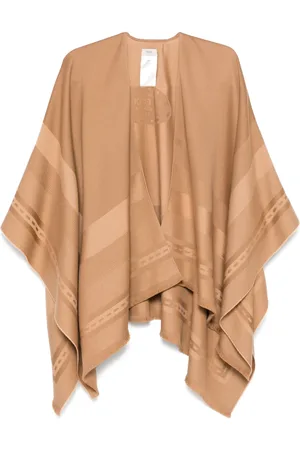 Fendi Jacquard-Poncho