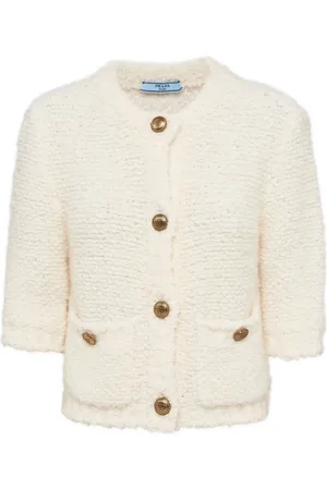 Prada Cropped-Cardigan aus Boucle