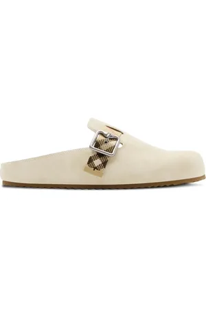 Burberry Urchin Clogs aus Wildleder